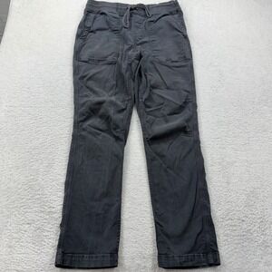 Faherty Brand Mens Essential Jogger Pants Charcoal Gray Tencel Cotton Size M